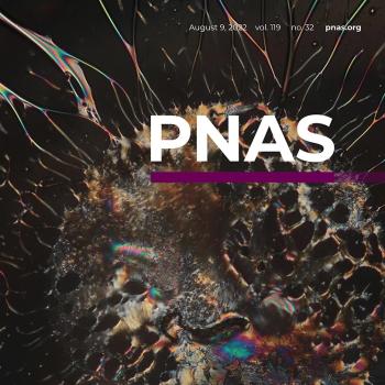 Image of Proceedings of the National Academy of Sciences journal cover.