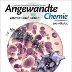 Image of the Angewandte Chemie journal cover.